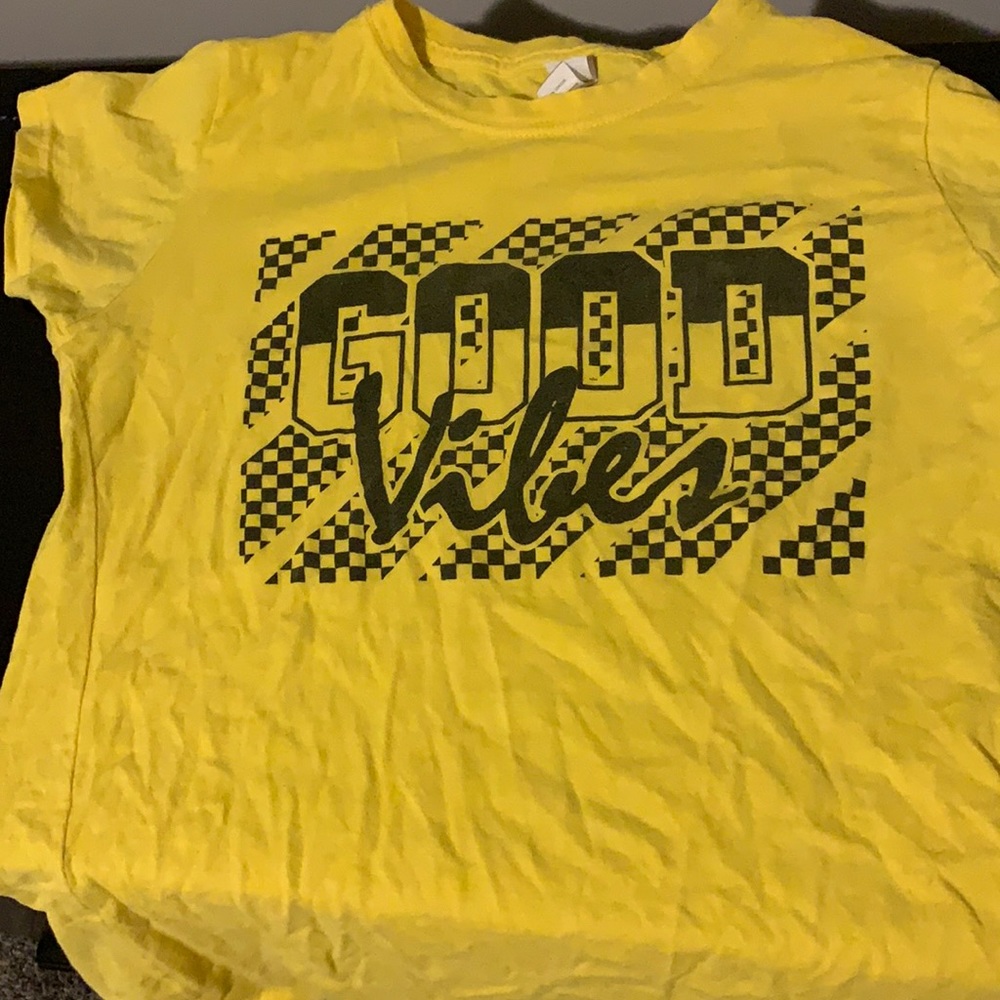 Yellow mustard graphic tee